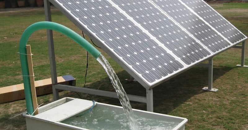 مضخات المياه بالطاقة الشمسية