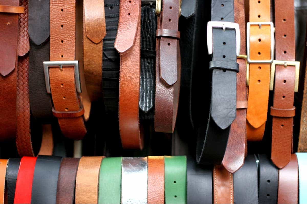 انواع حزام رجالي جلد طبيعي في الاسواق وطريقة صيانته