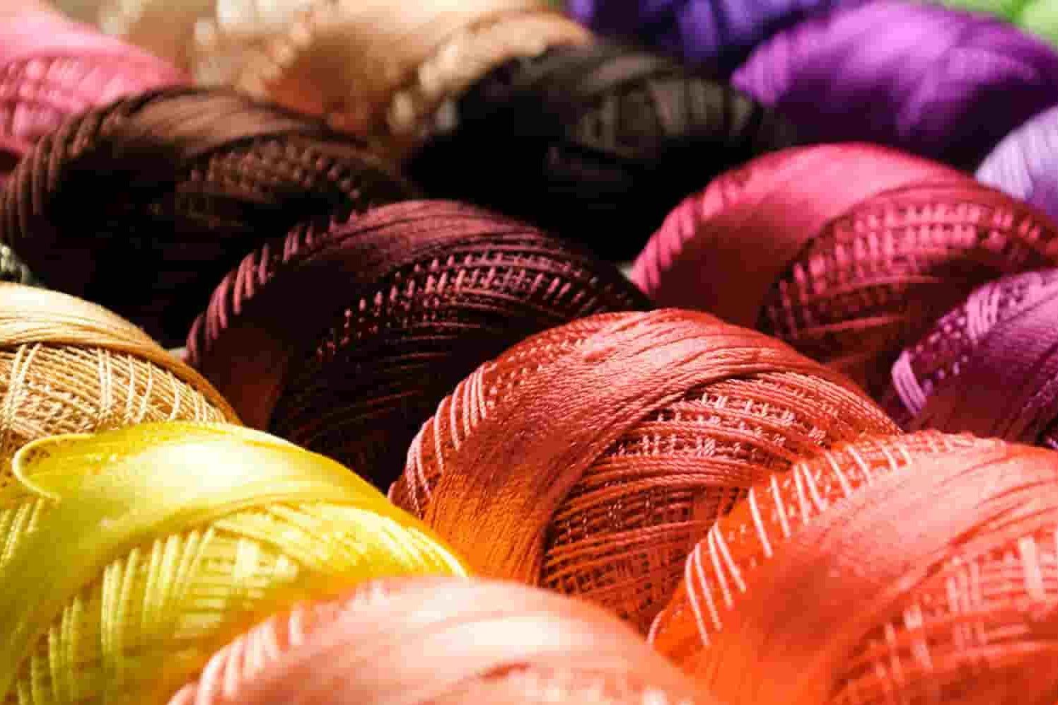 خيوط الحرير الطبيعي في الانسجة وانواعها المميزة + ألوان مختلفة