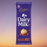 شوكولاتة ديري ميلك 90 جرام بالبندق؛ حلو البروتين الكربوهيدرات Calcium