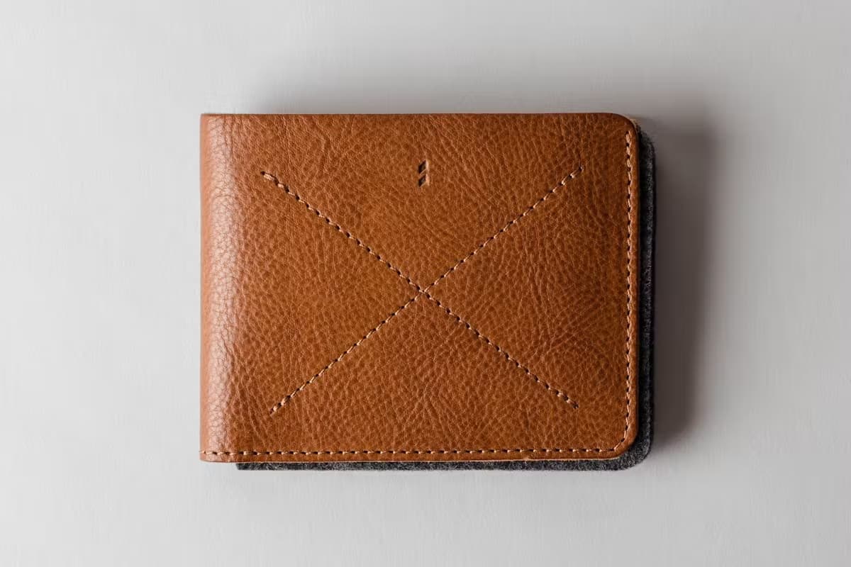 محفظه جلد طبيعي (حقيبة) الأصلية الصناعية مناسبة لتخزين النقود البطاقات