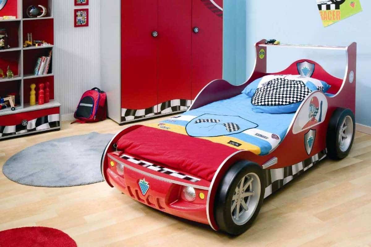 سرير أطفال السيارة؛ يشغل مساحة صغيرة 2 انواع الخشبية، المعدنية