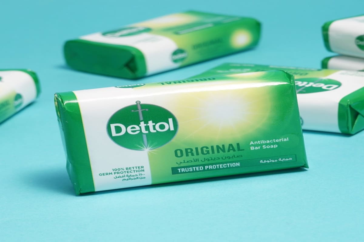 صابون ديتول - 115 جرام (منظف بشرة) صحية مرطبة ضد البكتيريا