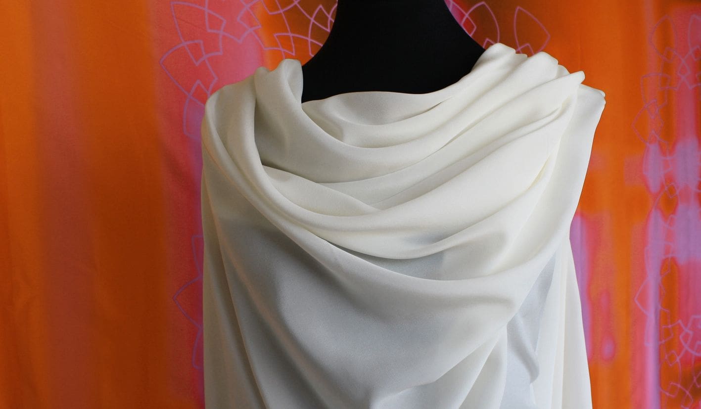 قماش كريب رويال (نسيج) مجعد ملتوي الحرير الصوف polyester