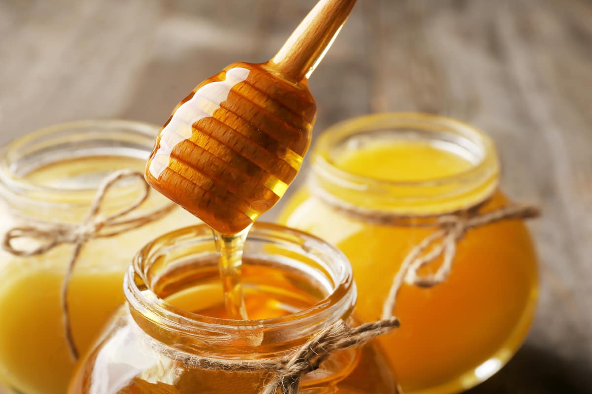 العسل السدر الكشميري؛ يعالج قرح الجهاز الهضمي بلاستيكية زجاجية فيتامين c