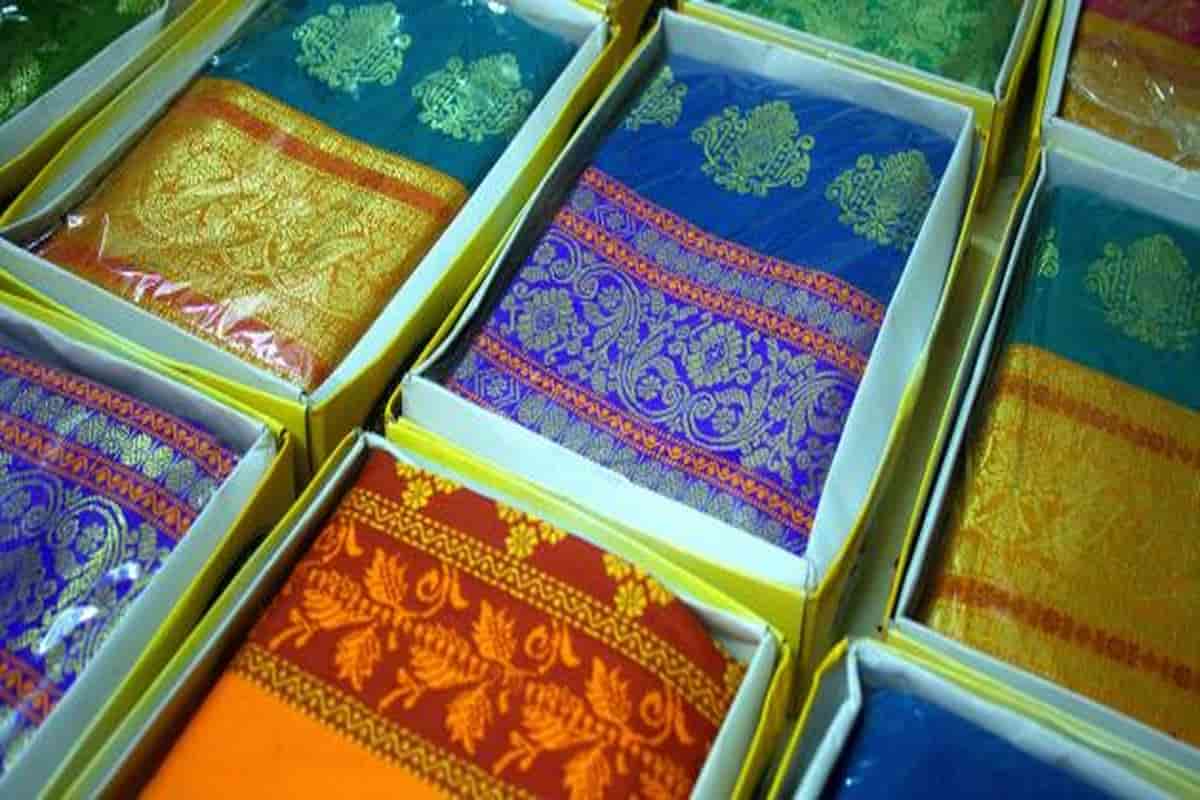 قماش الساري الهندي؛ بسيطة كثيفة 5-9 ياردات الاحمر الازرق الاخضر