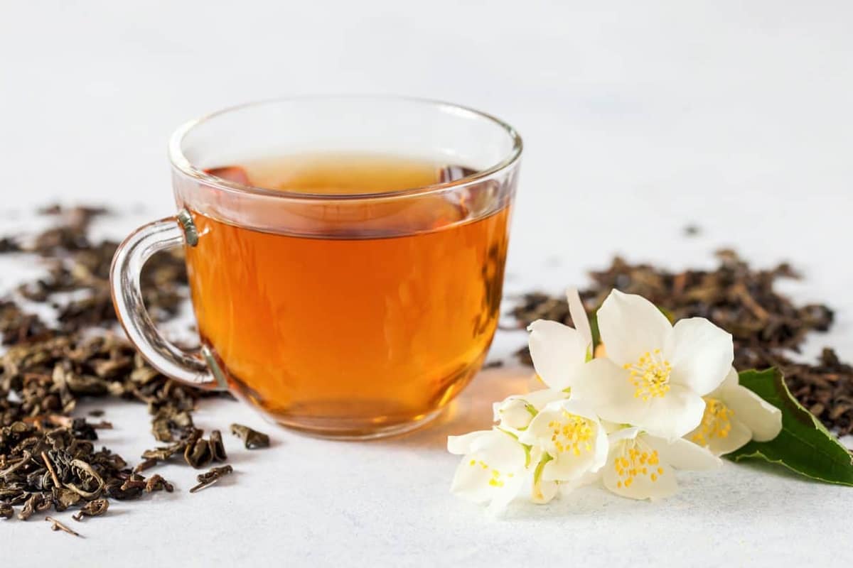 شاي الياسمين للتخسيس، أصفر مشروب اعشاب حرق السعرات الحرارية