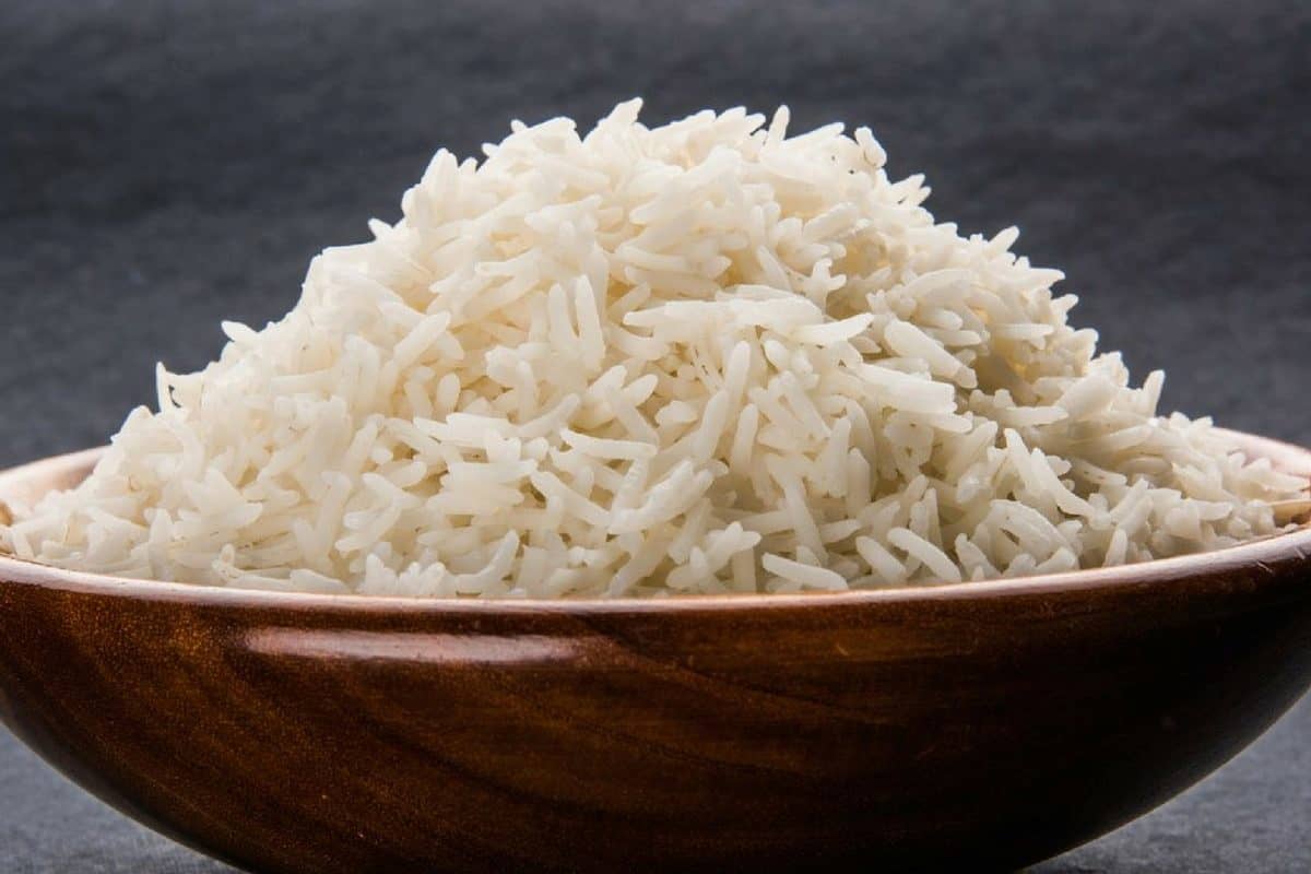 الأرز البسمتي اليوم؛ الأبيض البني الكربوهيدرات الألياف الهند باكستان
