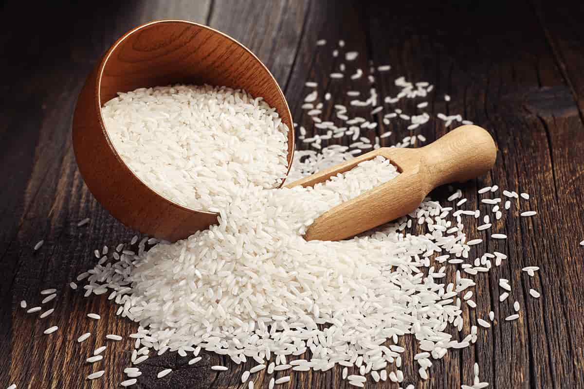 الأرز الابيض اليوم؛ تجميل البشرة الشعر بوتاسيوم الكربوهيدرات ألياف Vitamin D