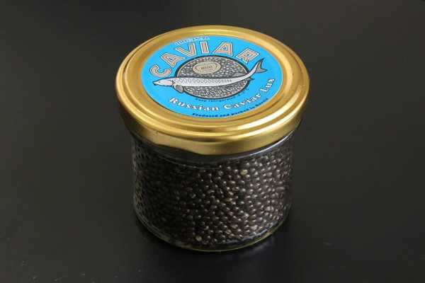 Teuerster gesunder echter Kaviar Fisch