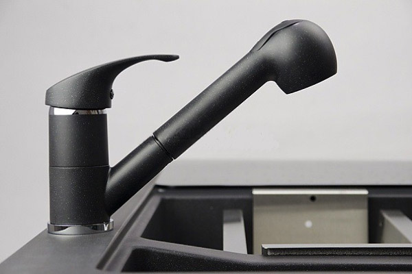 Küchenarmatur schwarz mit herausziehbarer brause in höchster Qualität kaufen