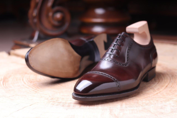 formal leather shoe purchase price + sales in trade and export
