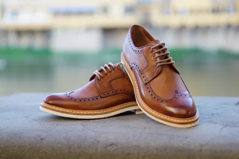 Mens Dark Brown Leather Shoes | Great Price