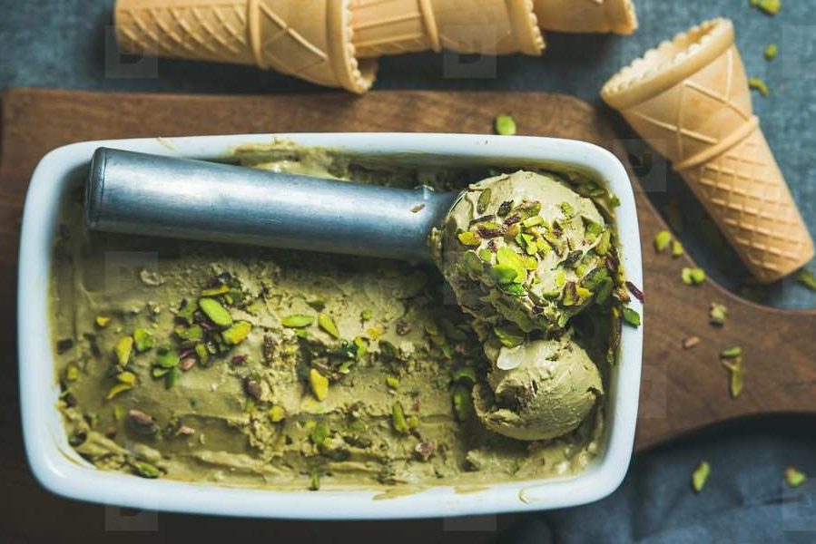 getting to know pistachio ice cream + the exceptional price of buying pistachio ice cream