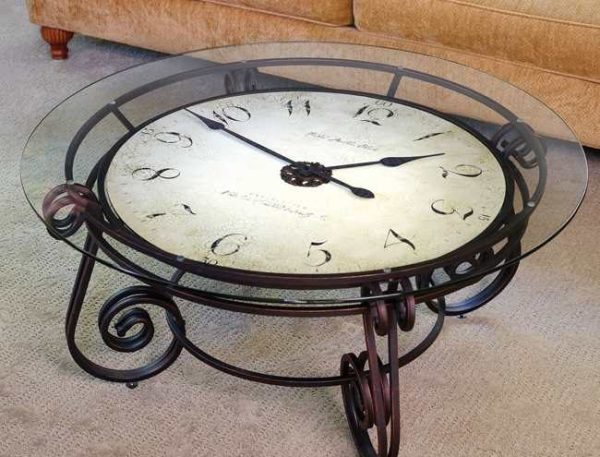 Old Table Clock Crystal Pool Electric | great price