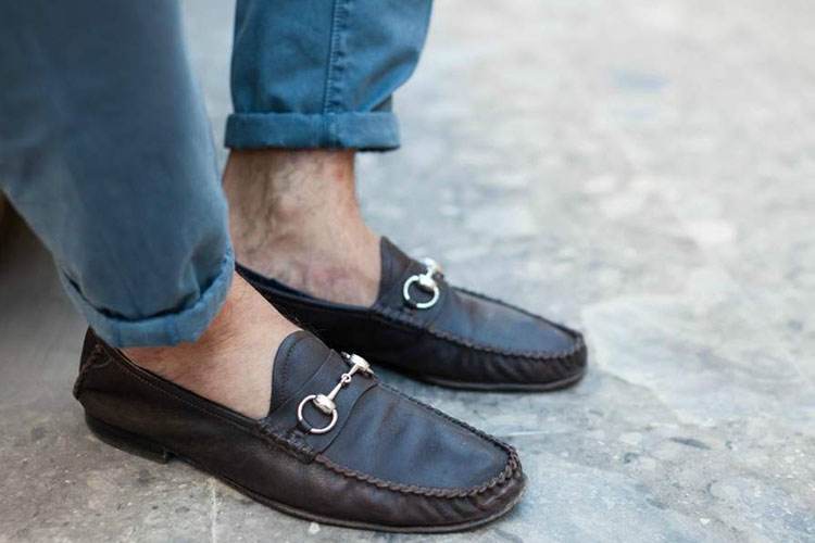 Leather Shoes Loafers purchase price + photo