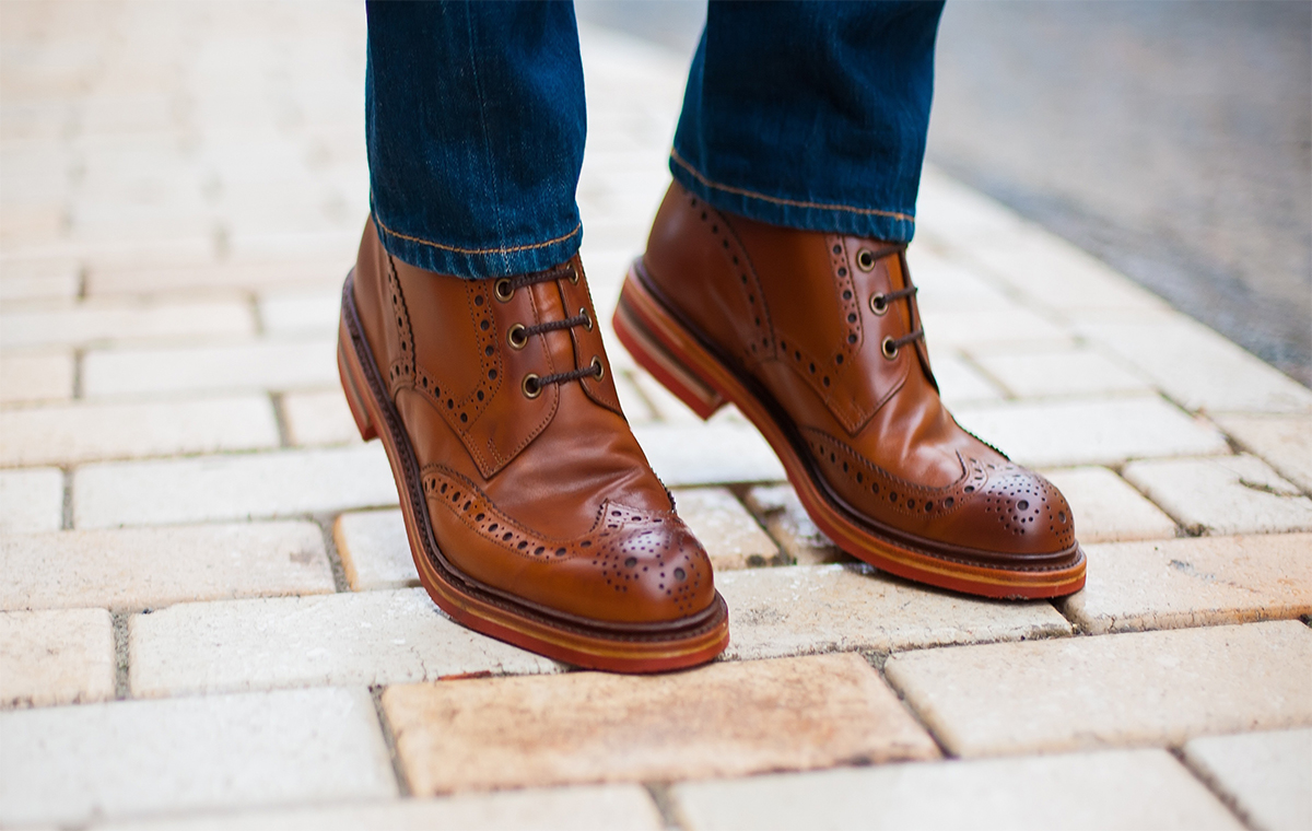 Casual Ankle Leather Boots for Men | Great price