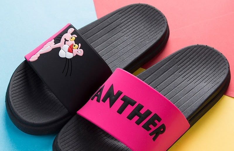the best price to buy black-pink slippers anywhere paris munich barcelona new delhi