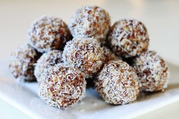 Medjool Date Rolls Coconut Recipe Almond