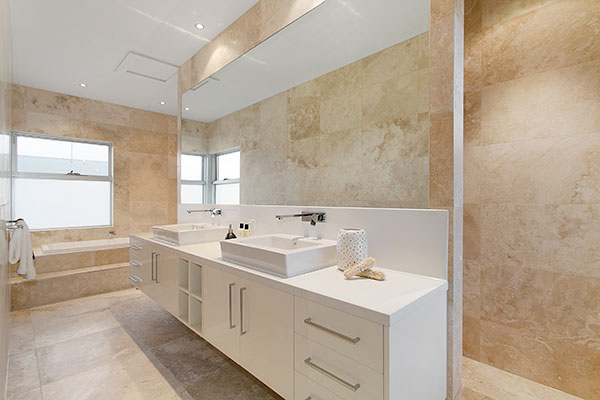 Travertine tiles and slabs bathroom | buy at a cheap price