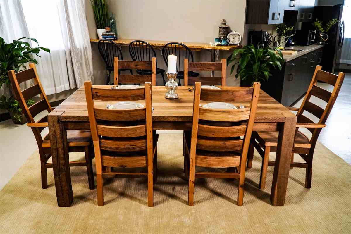 Introducing solid wood dining table + the best purchase price