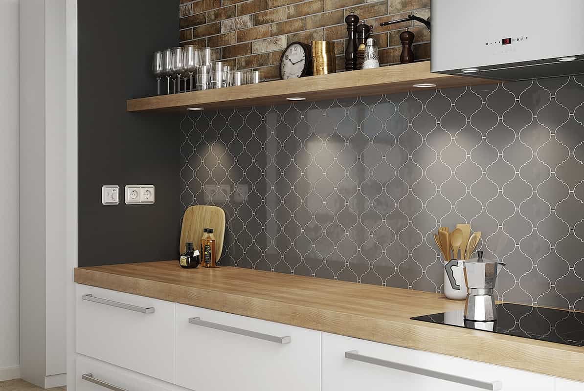 getting to know Wickes cream kitchen tiles + the exceptional price of buying Wickes cream kitchen tiles