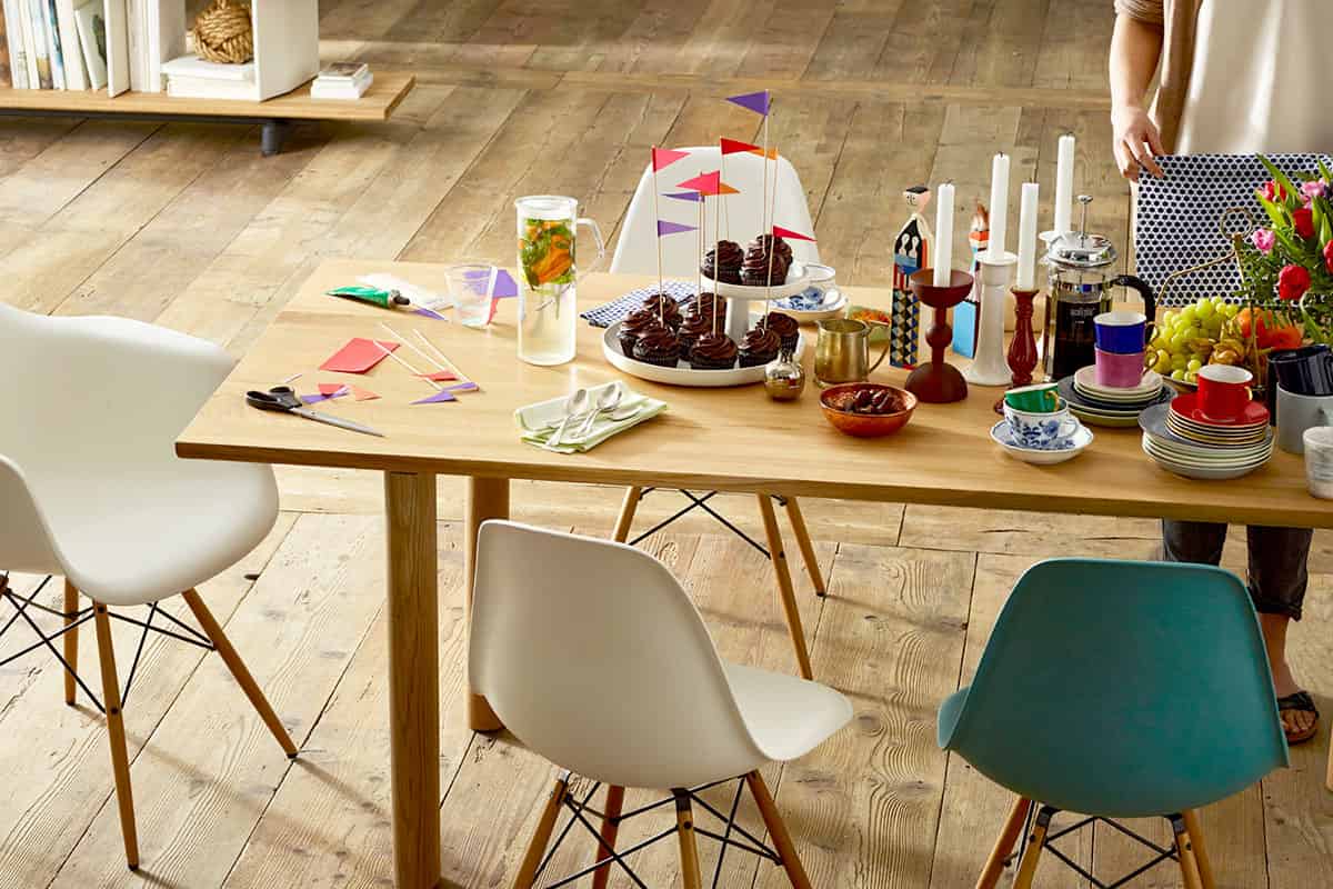 Ikea plastic tables and chairs