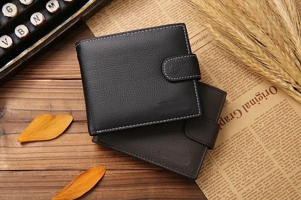Buy trifold leather wallet  types + price