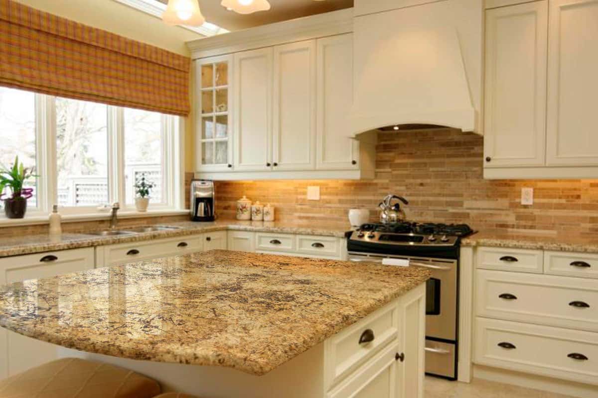 stone kitchen backsplash with white cabinets + Best Buy Price