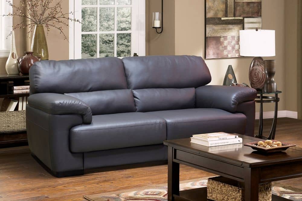 black used leather sofa set manufacturer