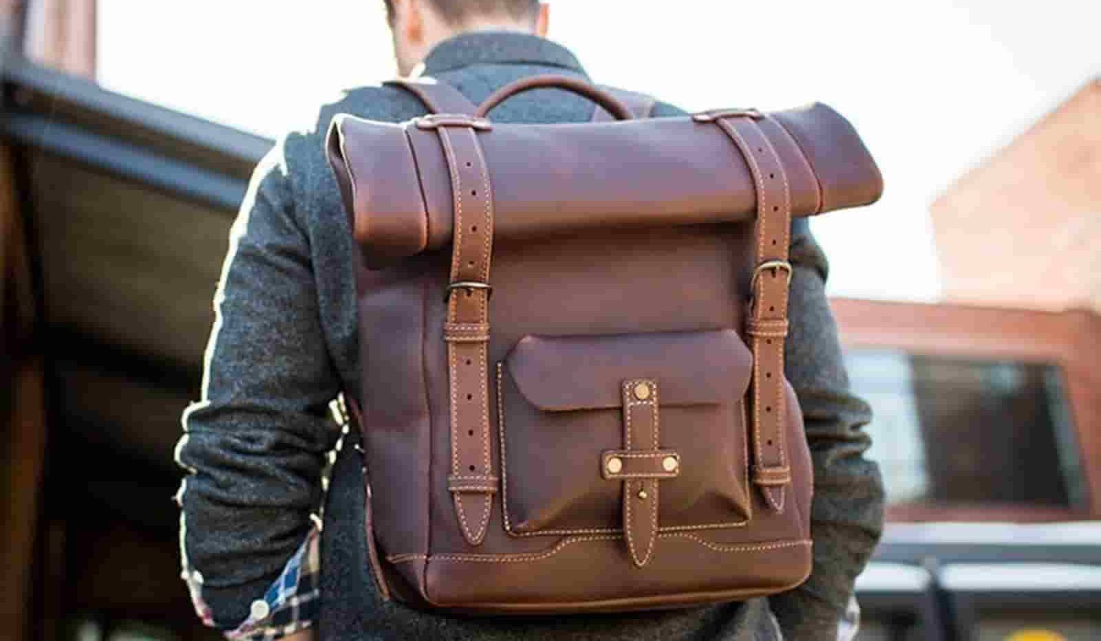 Buy leather backpack purse types + price