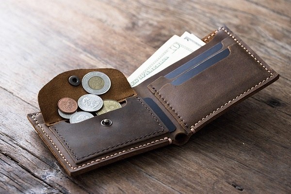 Buy leather wallet pattern Types + Price