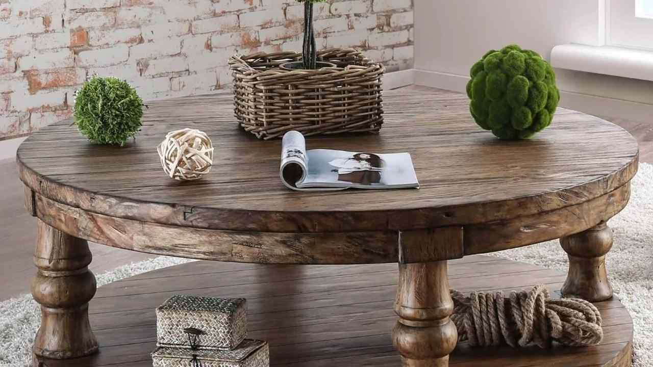 Buy Round Coffee Table Wood + Best Price