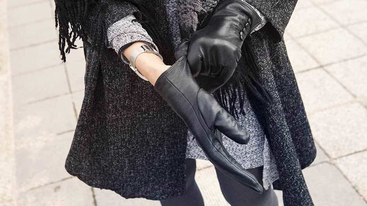 Introducing winter leather glove  + the best purchase price