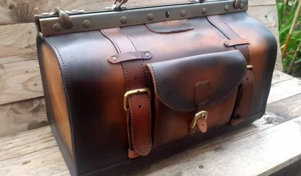Buy And Price Antique Leather Gladstone Bag