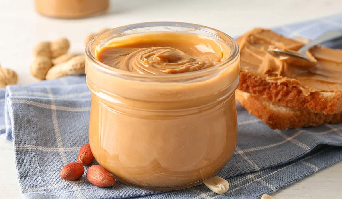 Different types of peanut butter spread