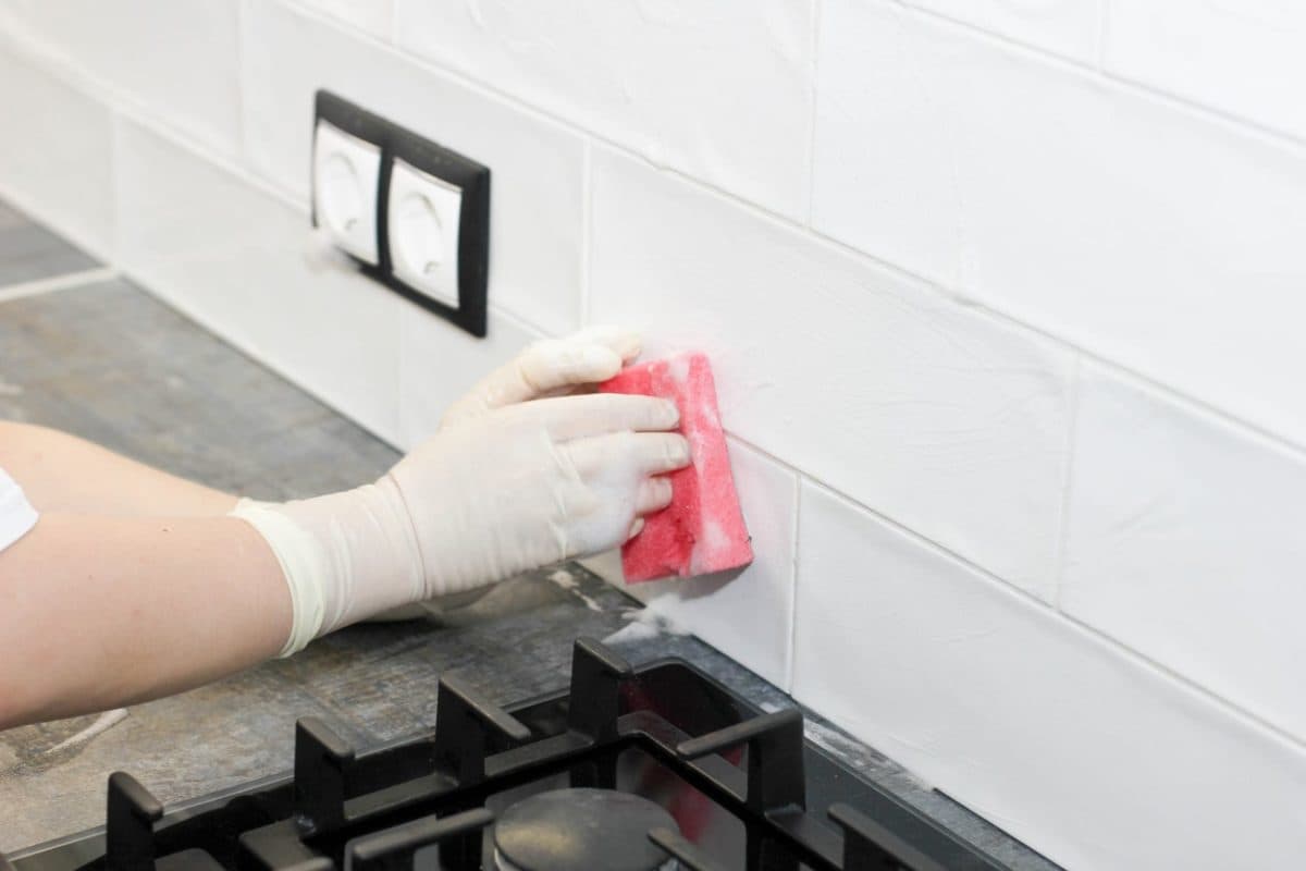 kitchen backsplash tile grout purchase price + quality test