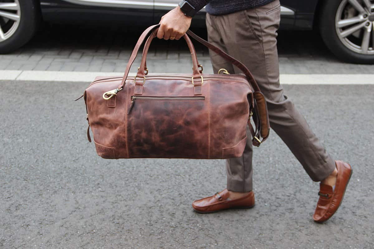 leather duffle gym bag for every field of sport