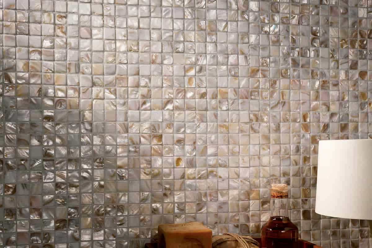 mother of pearl tile shower