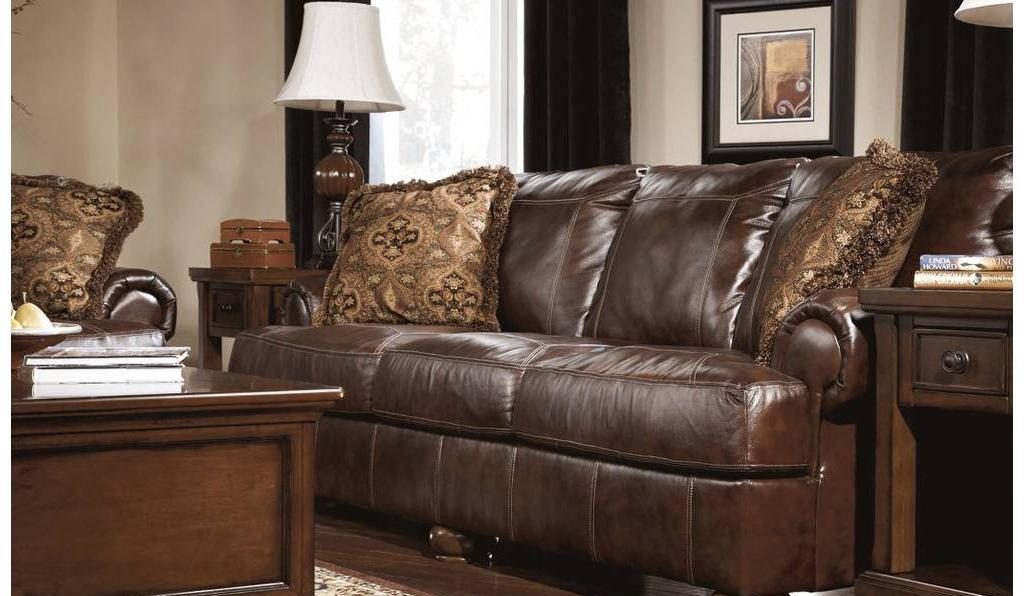 Buy and Price of Brown Leather Couch Set