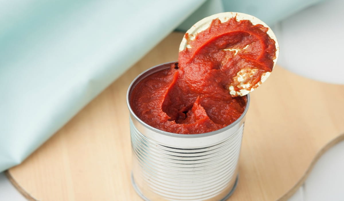 tomato paste shipping container is spesific
