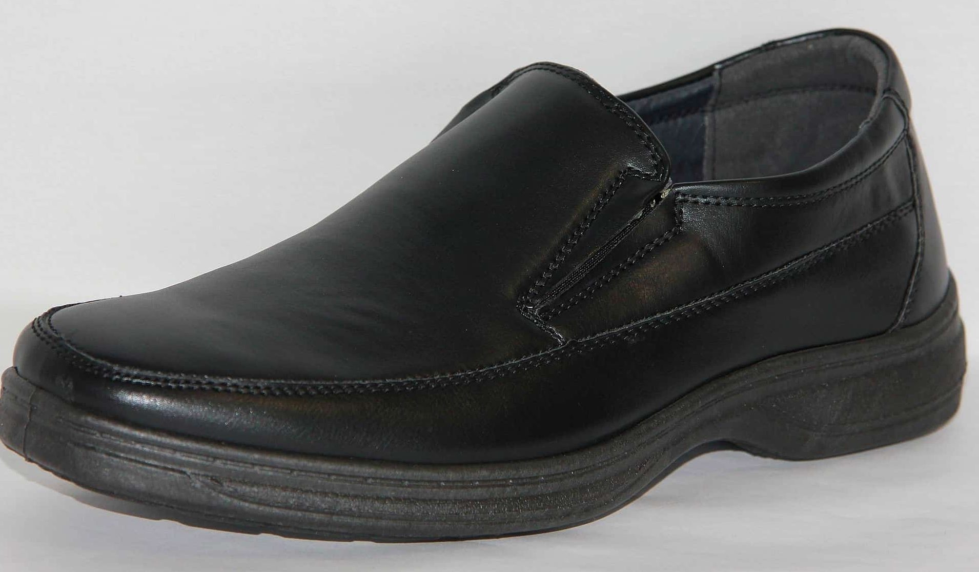 Leather shoes casual without laces