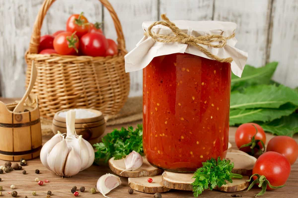 tomato sauce preservation method for longer shelf life