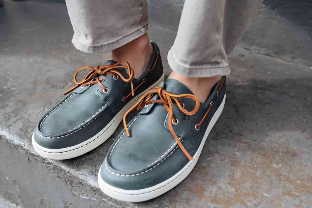 Leather Boat Shoes Mens