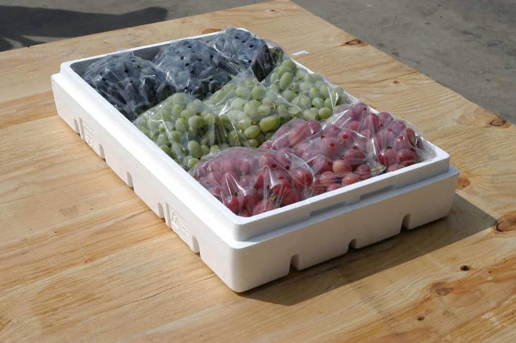 grapes export packing