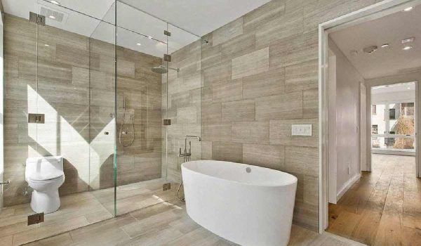 bathroom shower wall and floor tile ideas