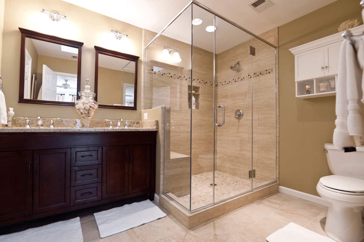 bathroom shower enclosures with seat for any space