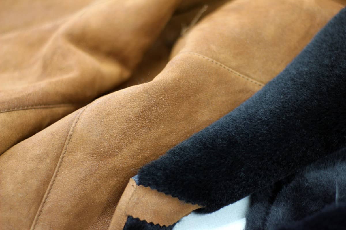genuine leather fabric for clothing from animal skins