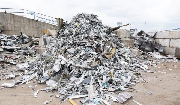 The price of scrap iron metal from production to consumption