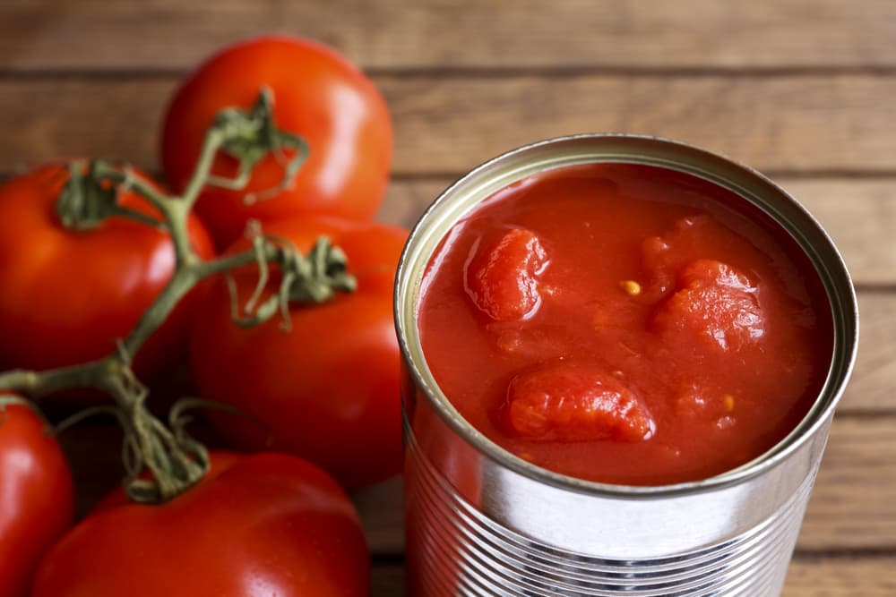 substitute canned diced tomatoes for fresh